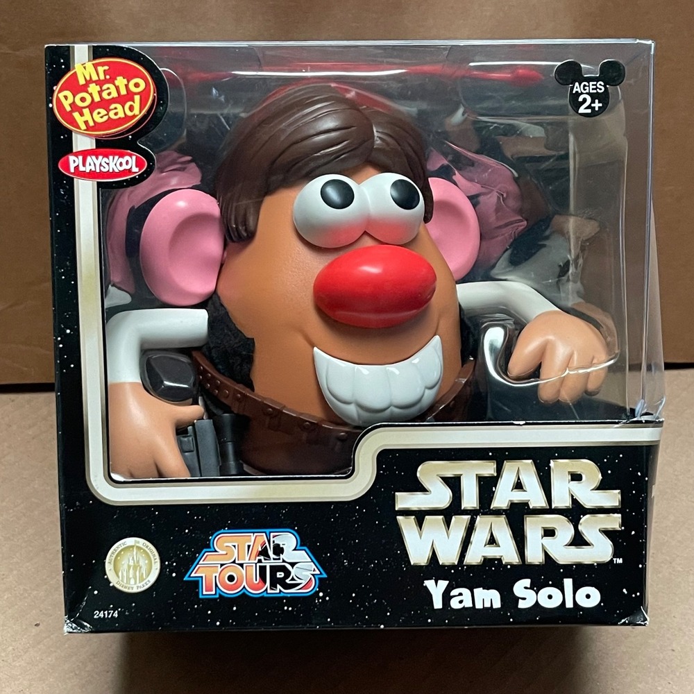 Star Wars Yam Solo Star Tours Disney Parks‎ Playskool Mr Potato Head 2007 NIB